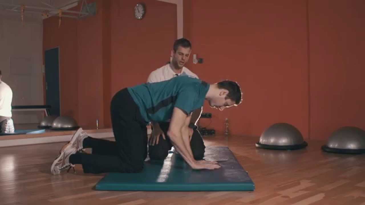Cviky při bolestech v zádech, stabilizační cviky