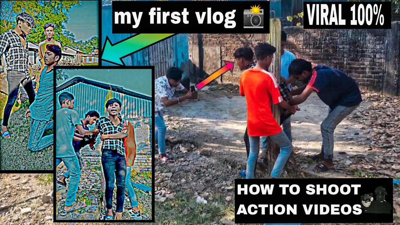 MY first vlog How to shoot action video | action video for reels on Mobile | Instagram Viral reels