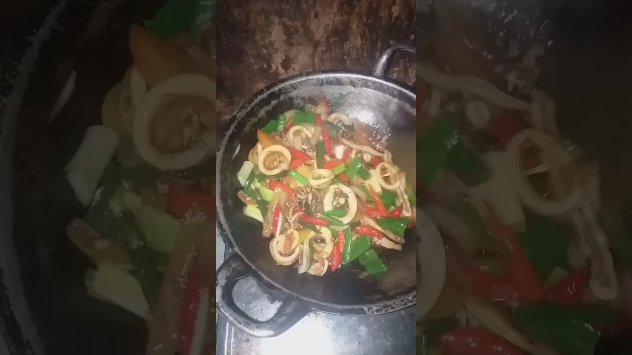 masak cumi saos tiram😋#masak #seafood #masakanrumahan