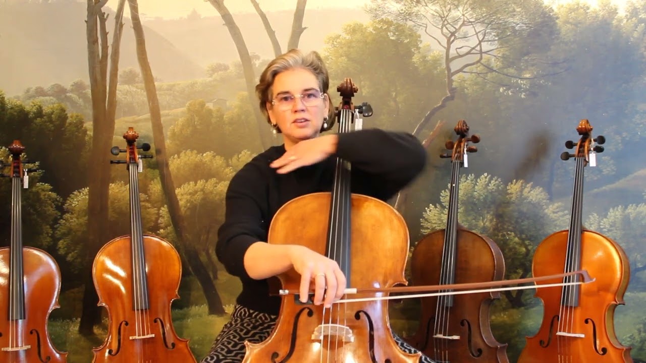 Cello spelen, celloles: hier een rechterarm oefening; ontspan hem in je opstreek!