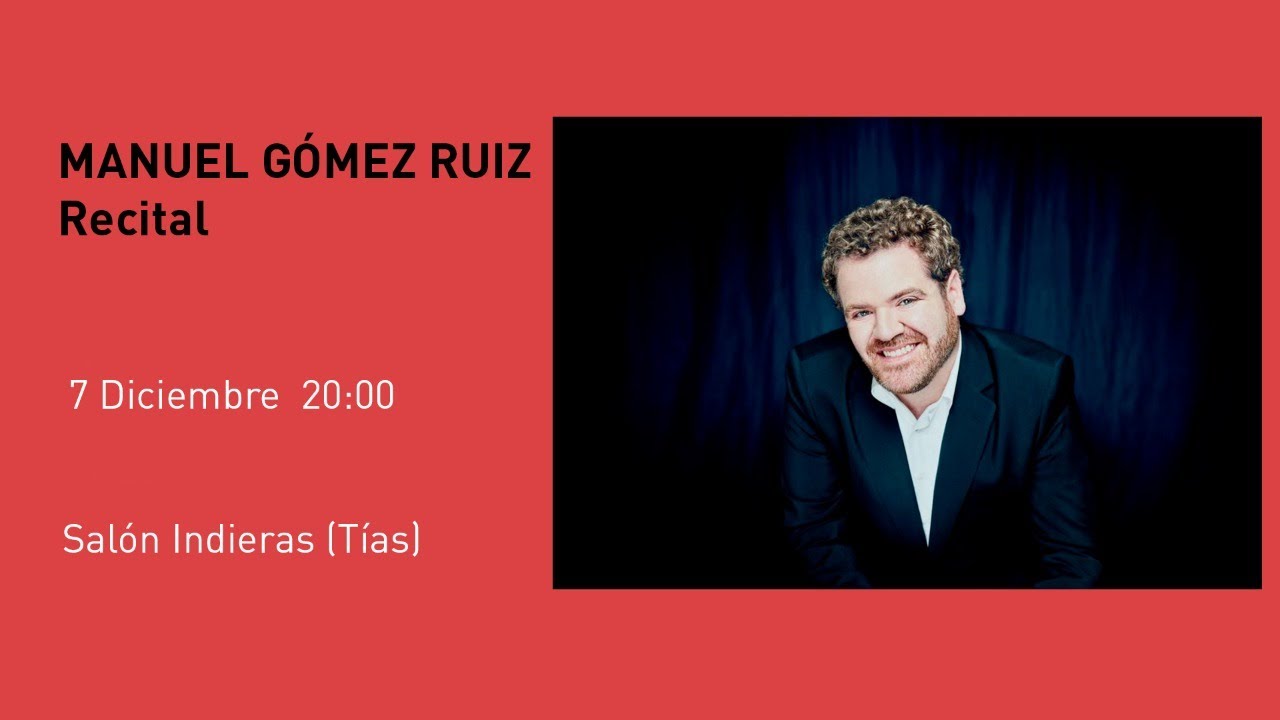 Recital MANUEL G&Oacute;MEZ RUIZ