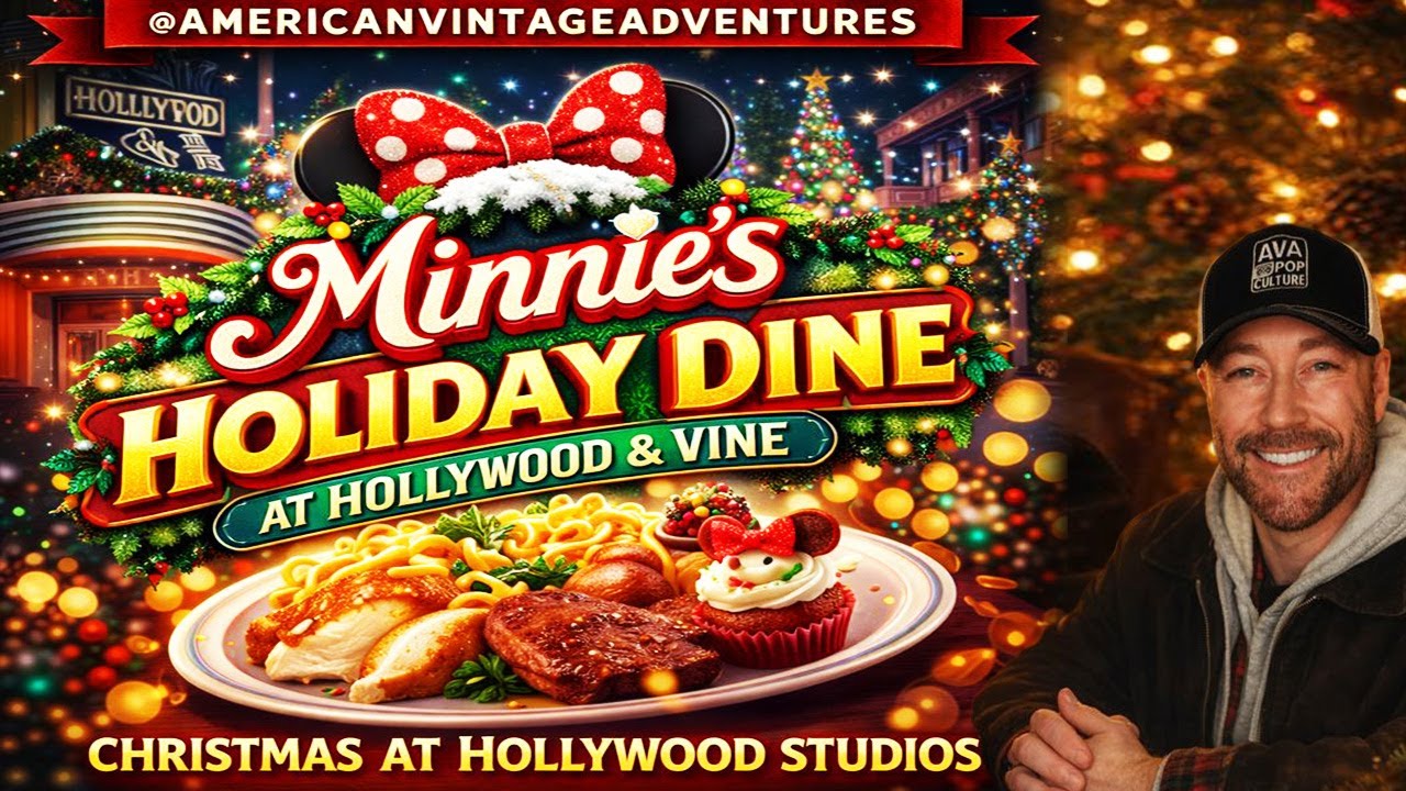 Праздничная еда и персонажи в Hollywood and Vine в это Рождество!