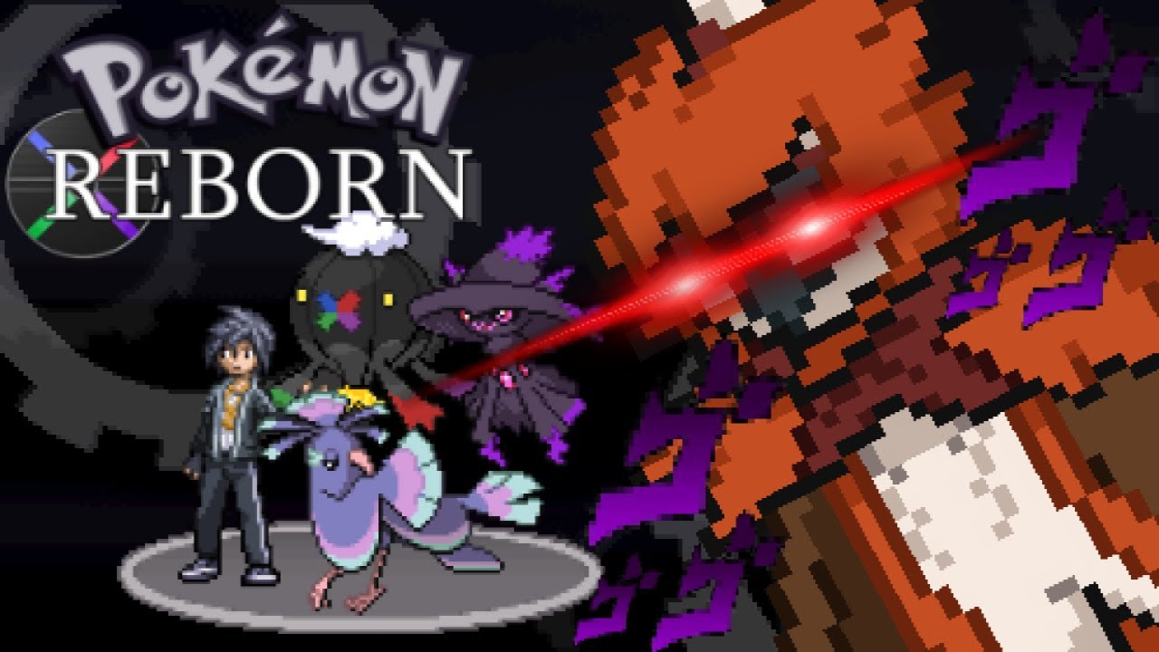 Pokemon Reborn Mono Ghost All Gym Leaders E18 (Set Mode,No Items)