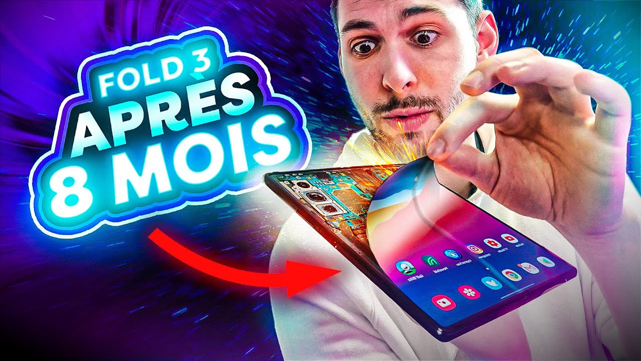 Galaxy Z Fold 3 ⎪ 8 mois PLUS TARD, la vérité sur le PLIANT de Samsung !