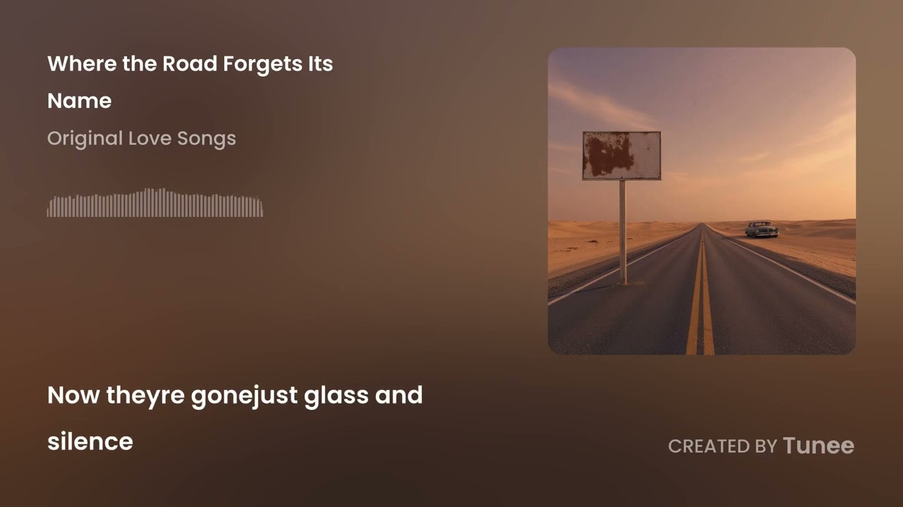 Where the Road Forgets Its Name