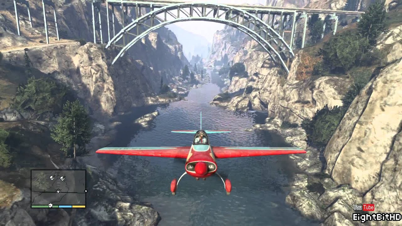 GTA 5 AIRPLANE Mallard (Extra EA-300) TAKE OFF AND LANDING!
