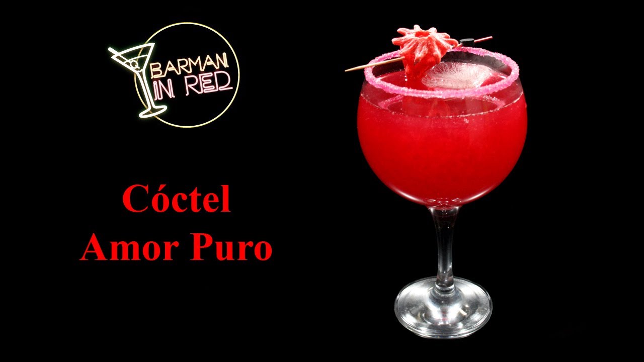Como hacer el coctel AMOR PURO