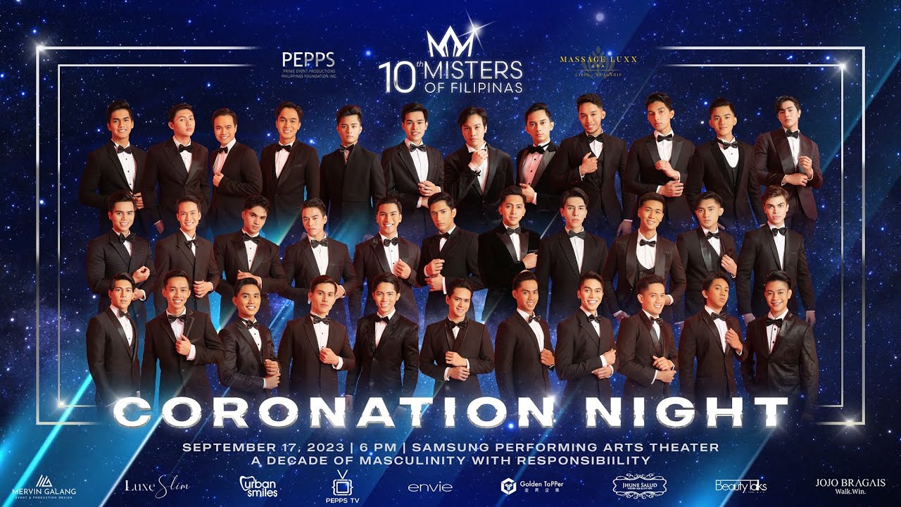 10th Misters of Filipinas Coronation Night 2023