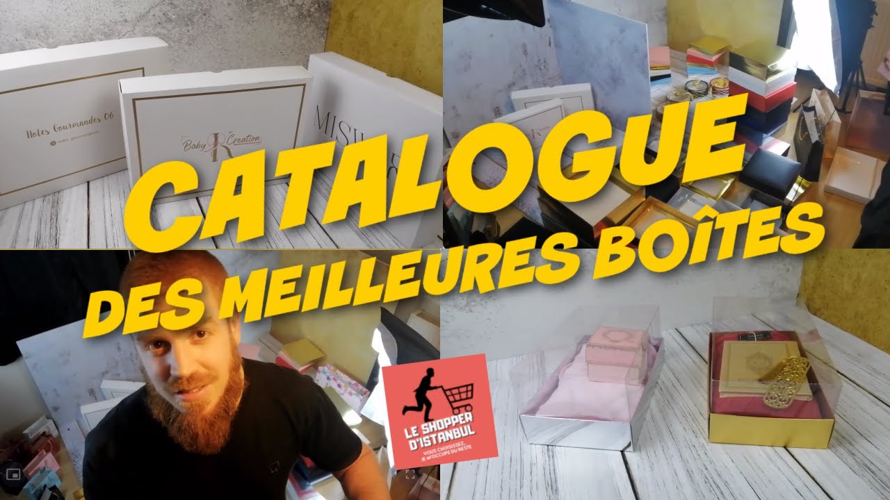 🛒 Catalogue : boite et emballage du Shopper d'Istanbul