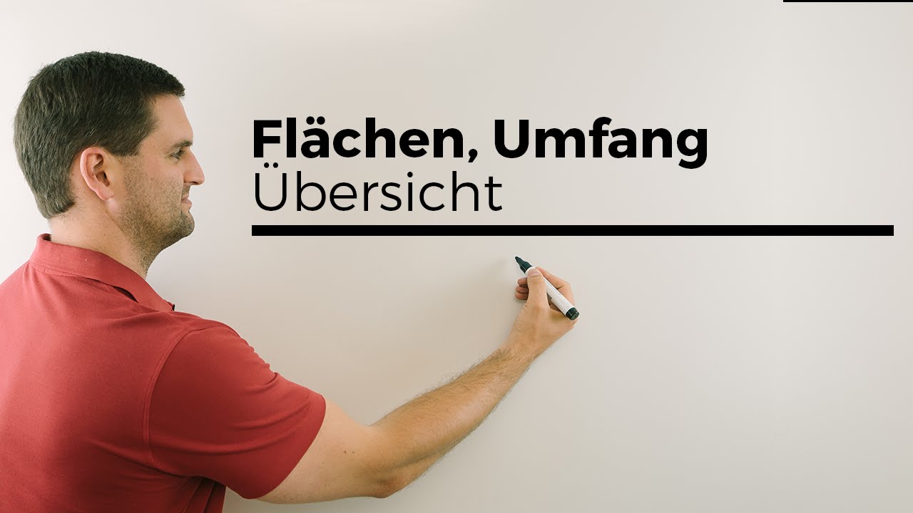 Fl&auml;chen, Umfang, Quadrat, Rechteck, Raute, Trapez, Drachen, Parallelogramm, &Uuml;bersicht