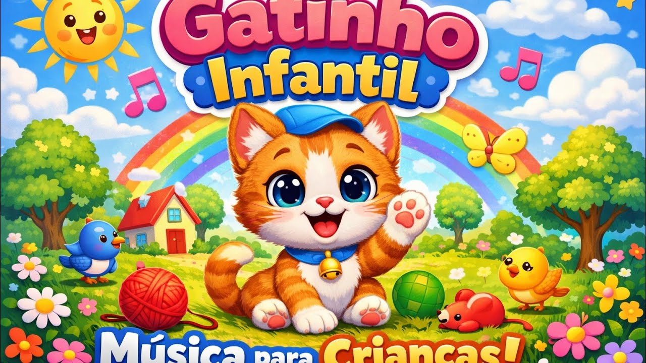 🐱 O Gatinho Miau Miau | Música Infantil Divertida