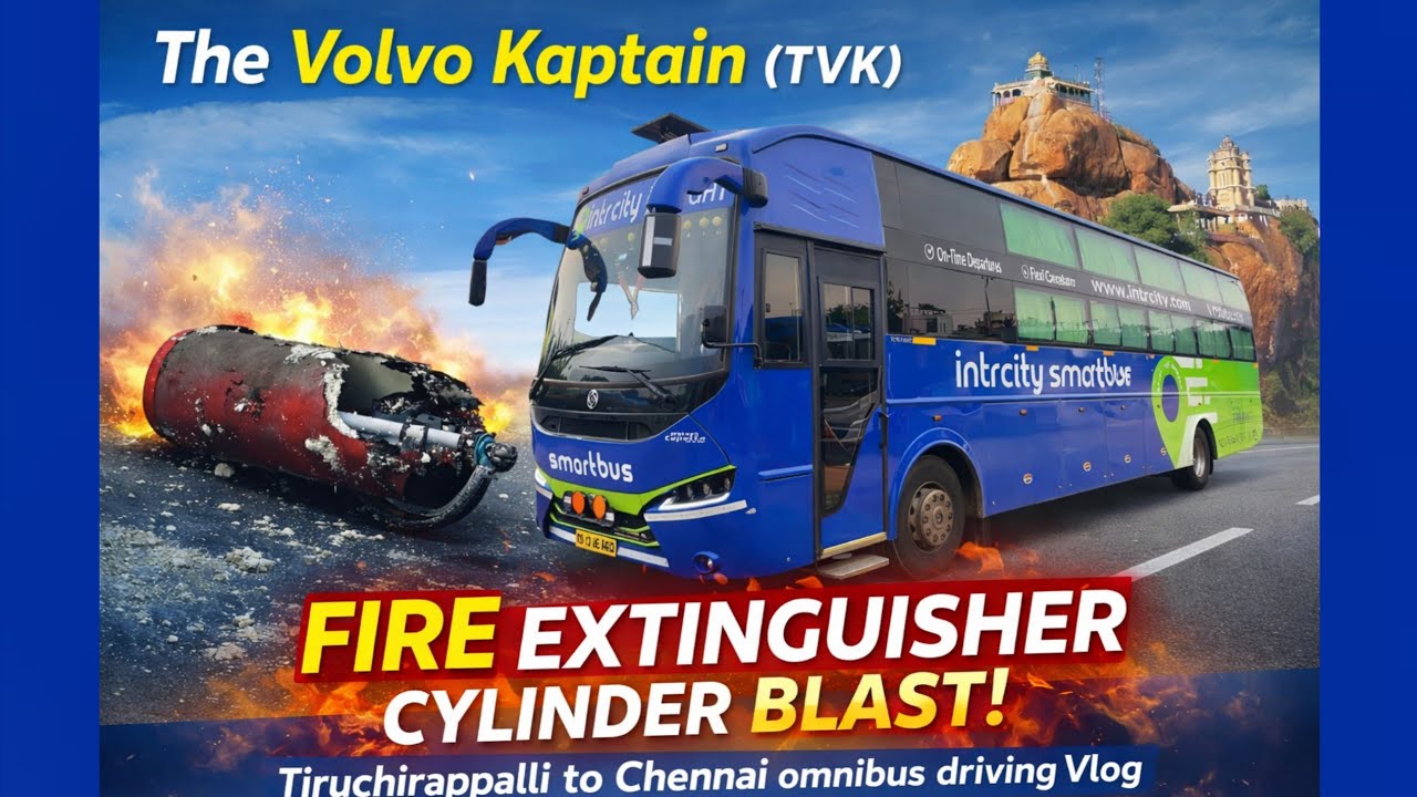 Tiruchirappalli Chennai PART-2🔥driving Vlog 🤩Intercity😃 Ashok Leyland bs6 13.5 meter Prakash capella