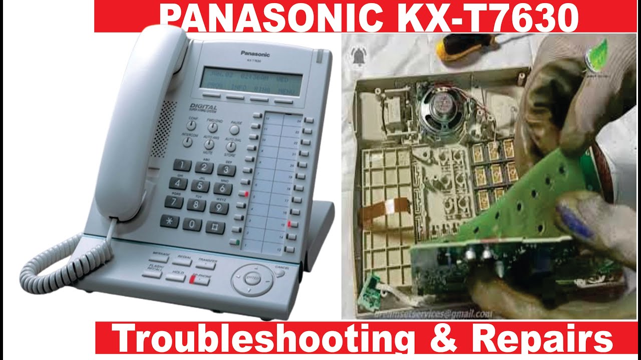 Ремонт консольного телефона Panasonic KX-T7630
