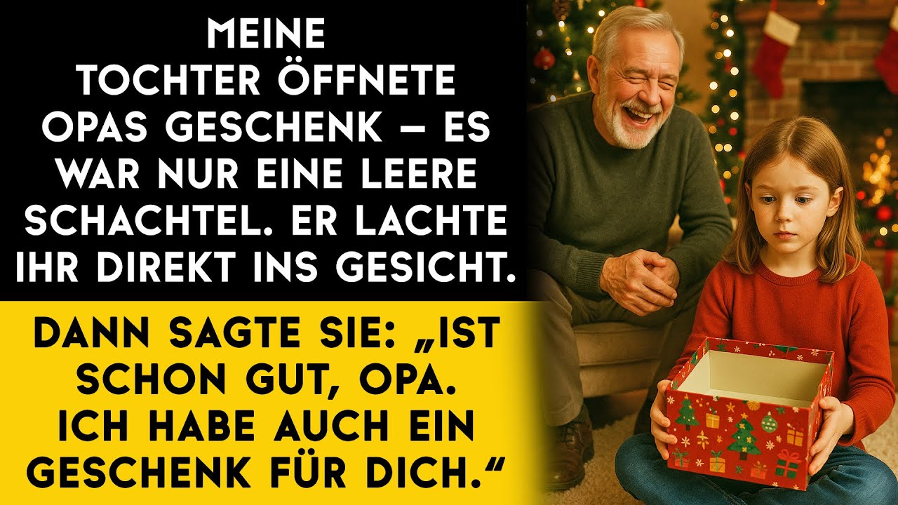 Was meine Tochter ihrem Opa schenkte, ließ ihn erblassen und verstummen