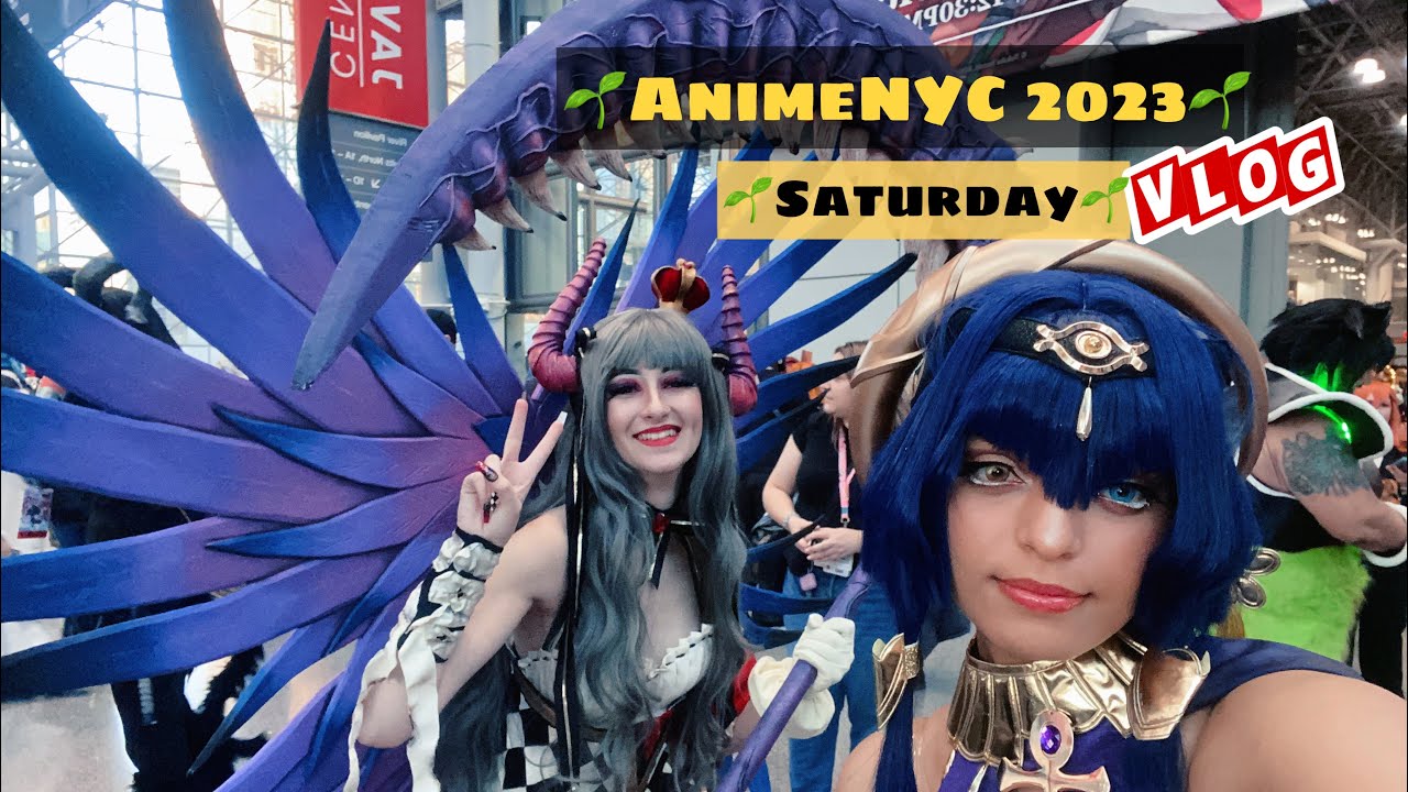 🌱AnimeNYC 2023 Saturday Vlog! Genshin Impact meetup/ Anime convention / Genshin cosplays 🌱