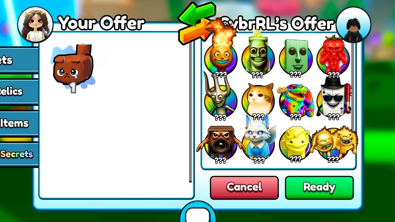 Trading From WORST To BEST Items In Brainrot Evolution (Roblox)