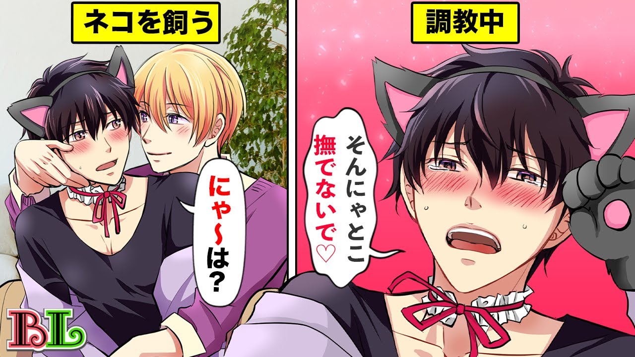 【BLアニメ】「僕のペットでしょ？」猫コスプレ男子を飼ったらどうなるのか？(BLボイス漫画)