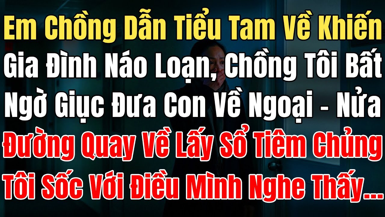 Em Chồng Dẫn Tiểu Tam Về Gia Đình Náo Loạn, Chồng Giục Tôi Đưa Con Về Ngoại Gấp, Nửa Đường Quay Về..