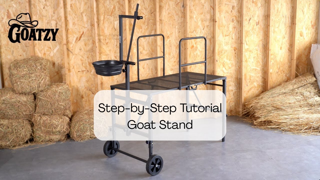 Assemble Your Goatzy Goat Stand | Step-by-Step Tutorial for Milking, Trimming & Grooming Goats