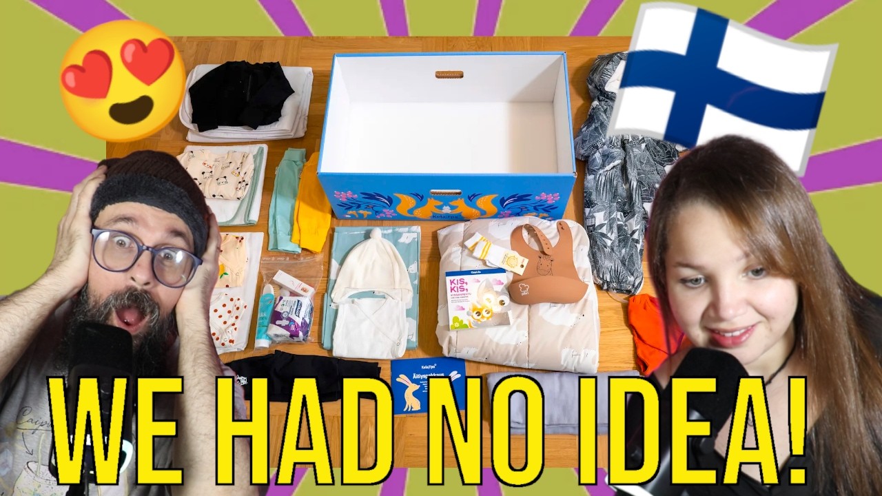 3rd WORLD PEOPLE REACT: FINLAND'S BABY BOX | FINLAND REACTION