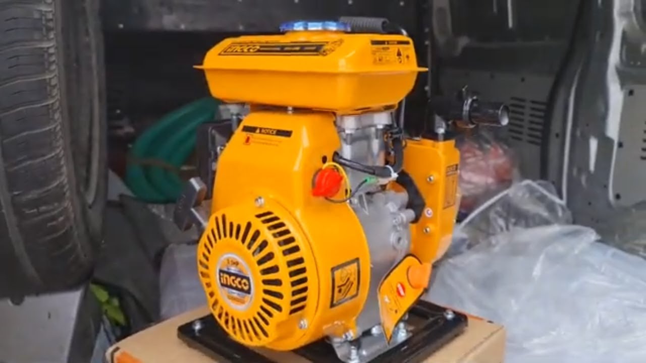Βενζινοκινητη αντλία νερού Ingco 2.5hp GWP102 (Unpacking)