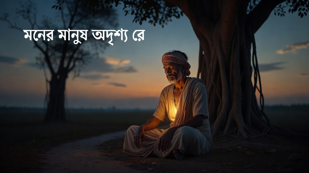 চোখে দেখা যায় না, তবু সে আছে অন্তরে | মনের মানুষ অদৃশ্য রে | Baul Heart Song | Lost Pages Music