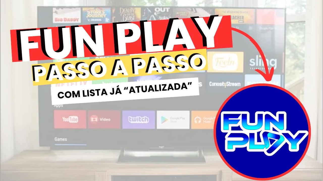 🔴Fun Play Como Baixar e Instalar na Smart TV (Samsung, LG, Roku e TCL)