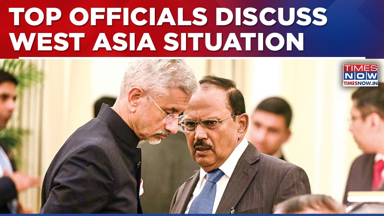 EAM Jaishankar, NSA Ajit Doval, CDS Anil Chauhan Hold Discussion On Unfolding West Asia Situation