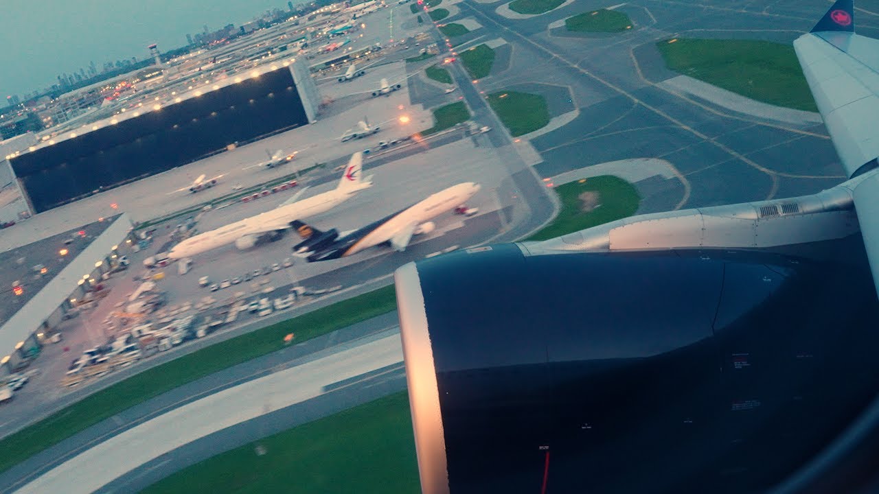 Evening Takeoff and Climb Out Of Toronto Pearson | Air Canada A330-300