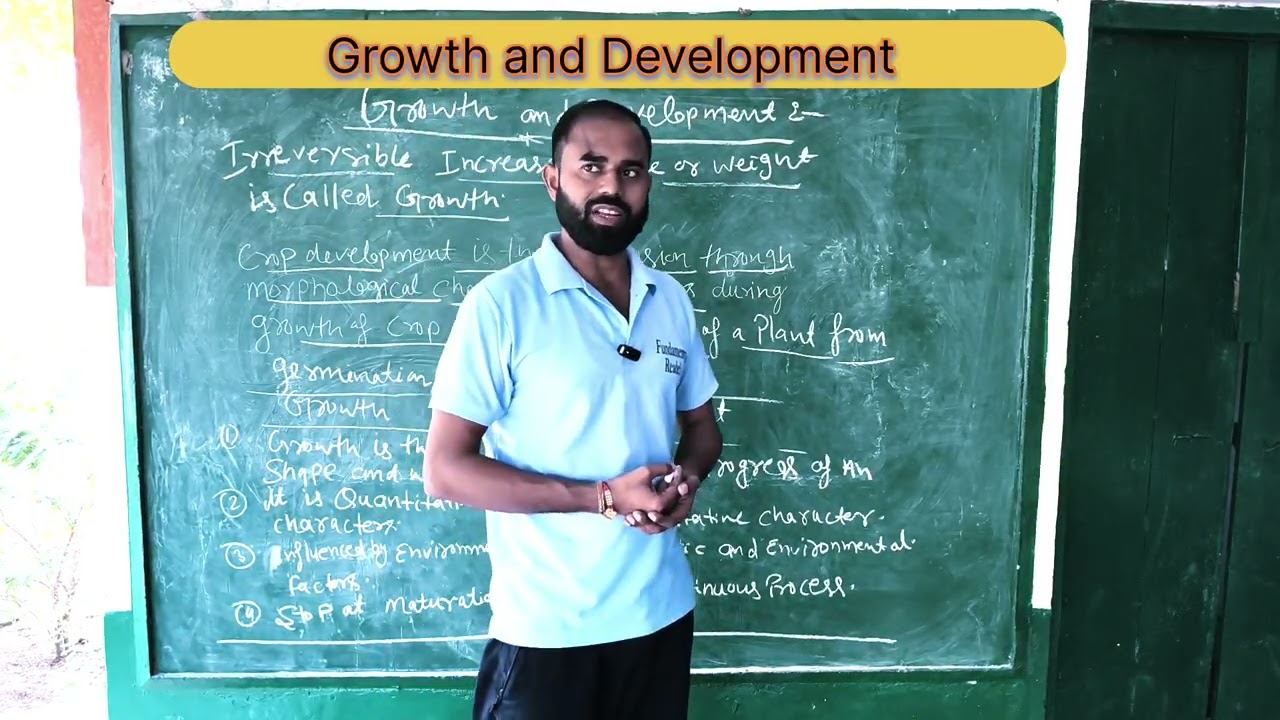 Growth and development 