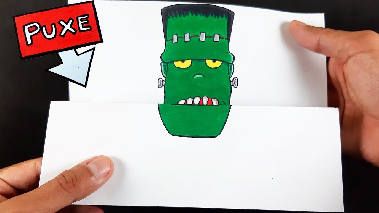 DESENHO SURPRESA PARA HALLOWEEN - Frankenstein