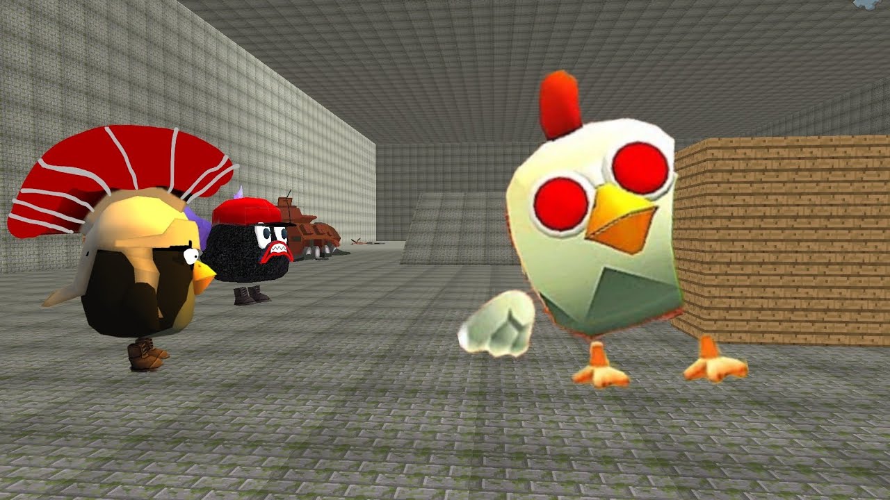 Призыв Плачущей Курицы в игре Chicken Gun 