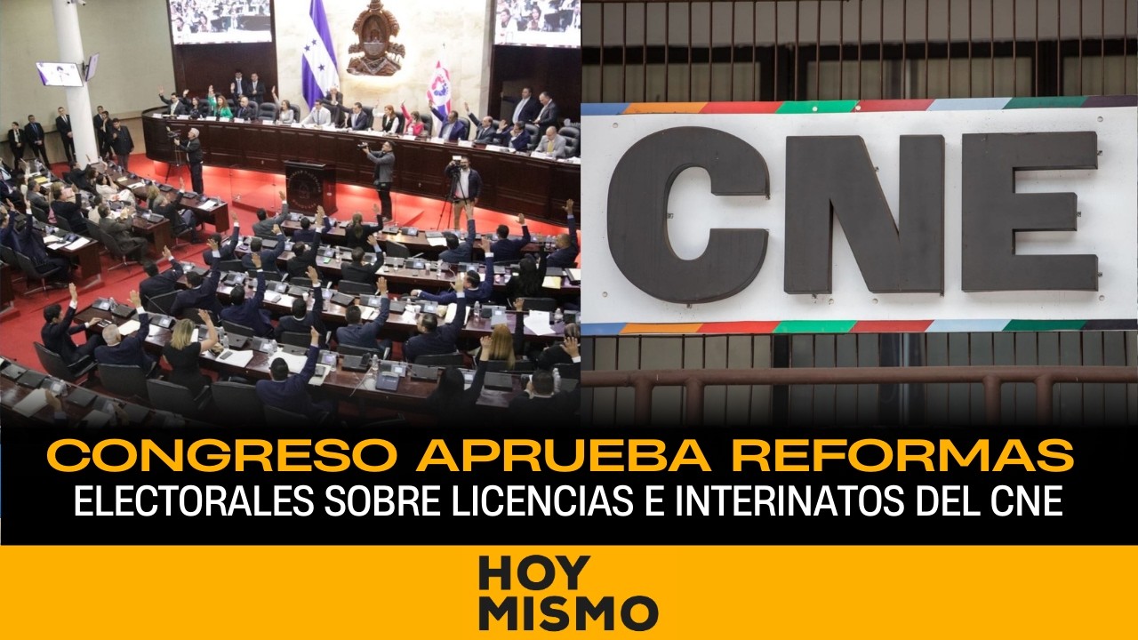 Congreso Nacional aprueba reformas a la Ley Electoral sobre licencias e interinatos al CNE