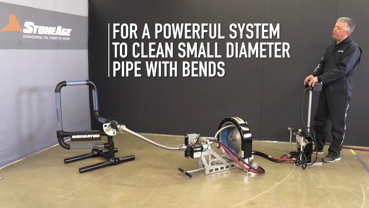 StoneAge® Navigator - Small Process Pipe Cleaning