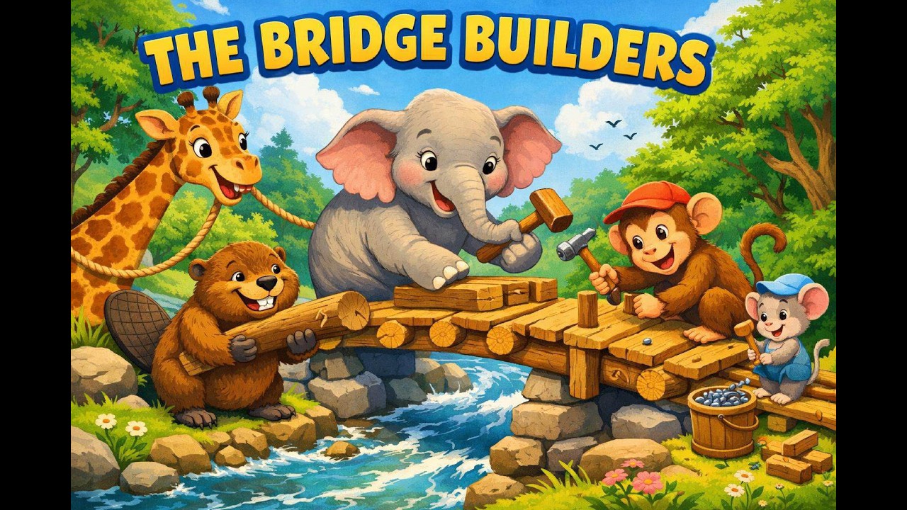 The Bridge Builders | An Amazing Story About Teamwork for Kids