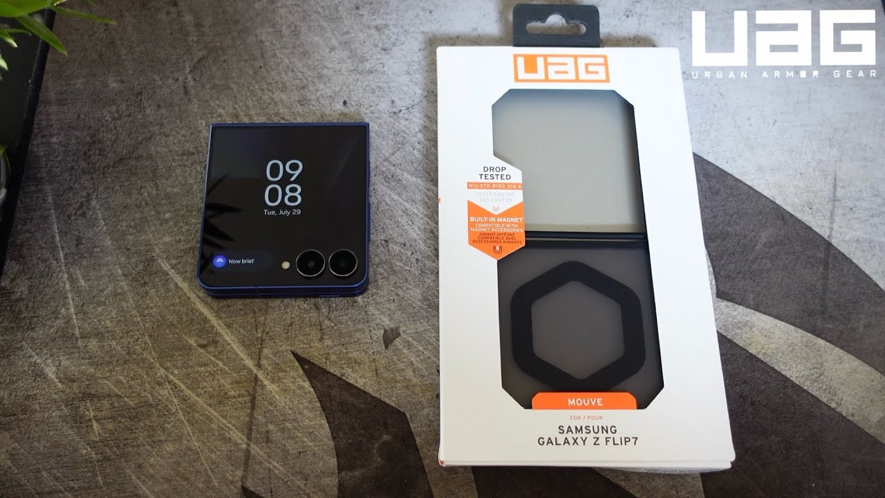 UAG Samsung Galaxy Z Flip 7 Mouve Case! Magsafe Compatible!