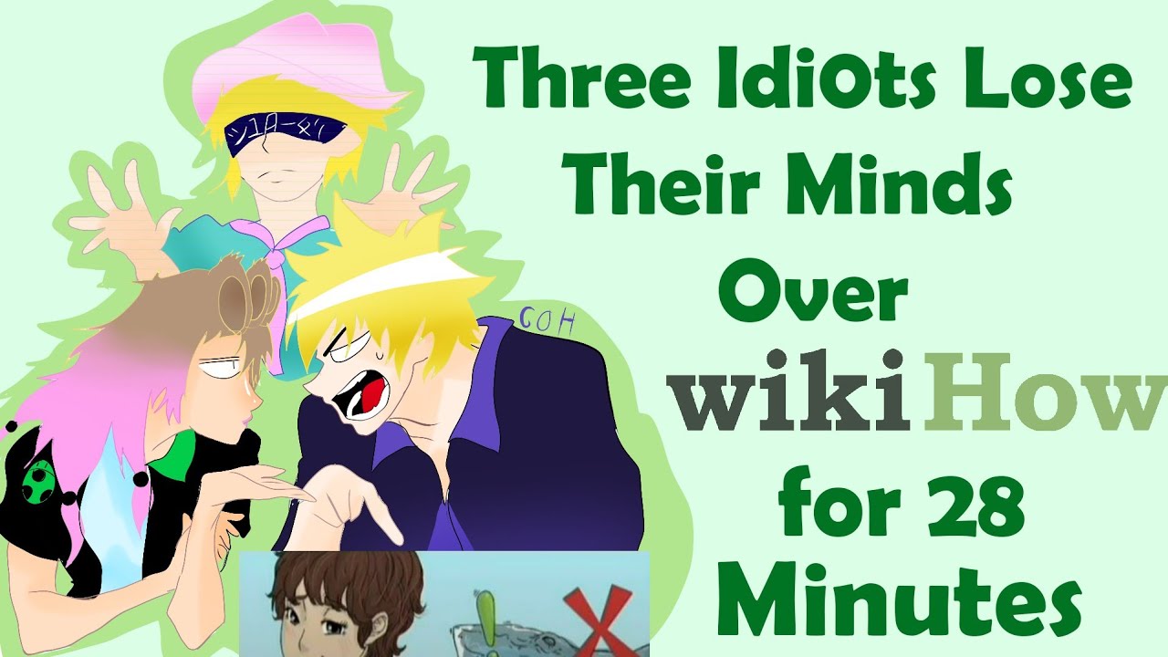 Three idi0ts lose their minds over WikiHow images for 28 minutes | ft. Riverdude Covers and Schr0der