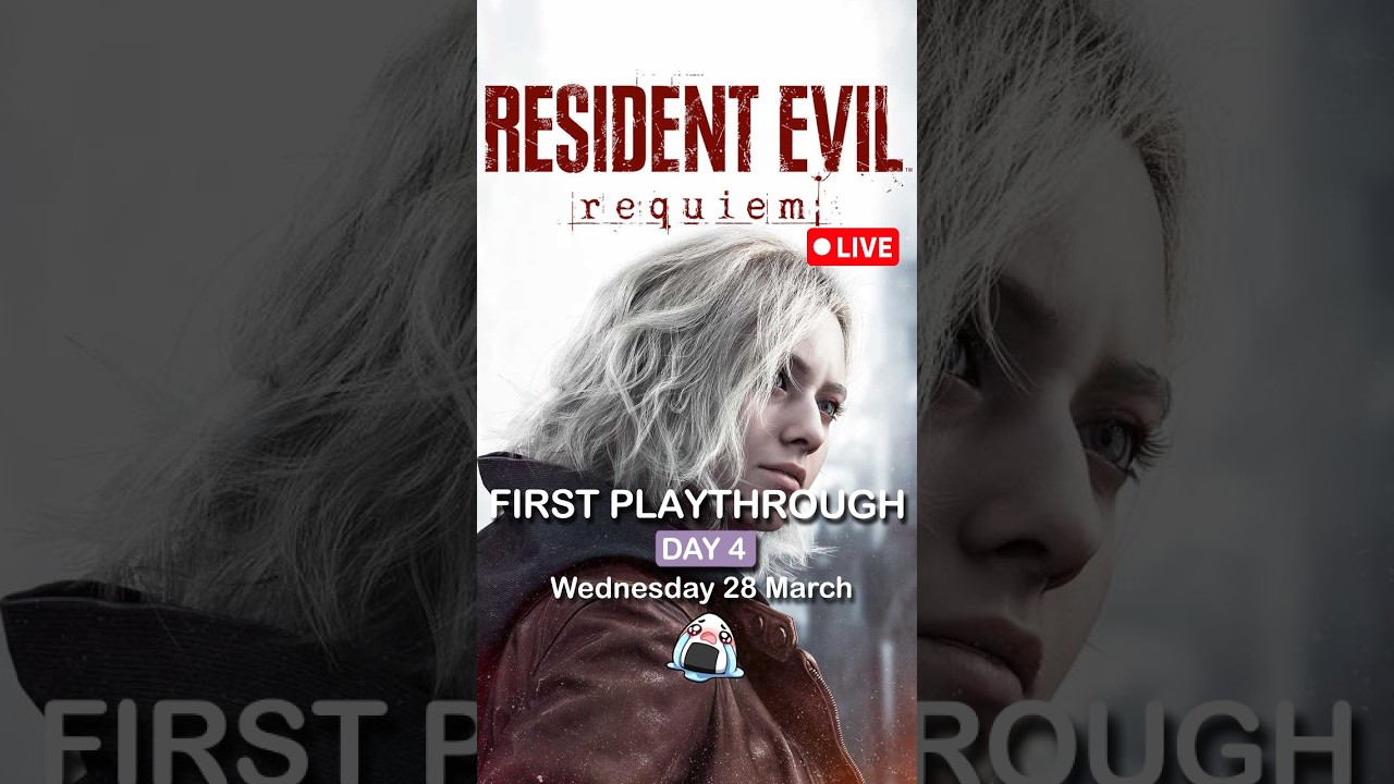 🔴[LIVE] Resident Evil Requiem First playthrough | Day 4 #shorts