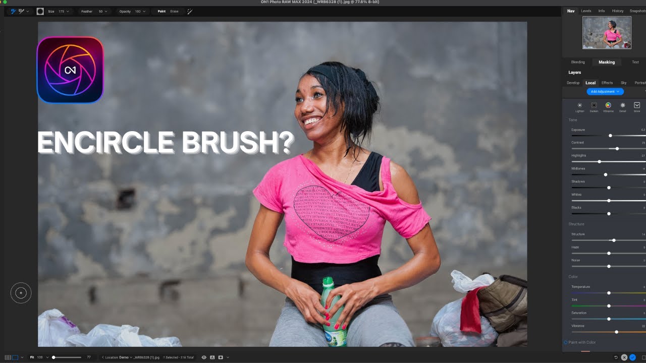 Master the Encircle Brush: ON1 Photo RAW 2024 Tutorial