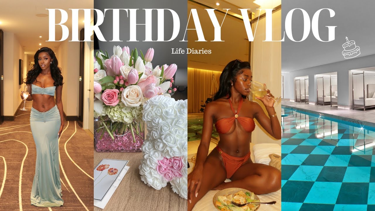 BIRTHDAY VLOG| He Surprised me in NYC, ATL Fun with friends, Hotel Horror Story, + Romantic Gifts