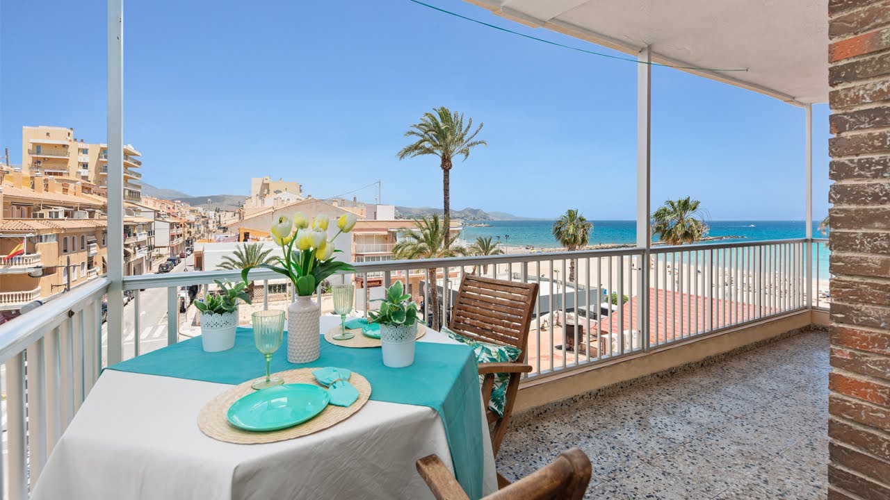 SOLD  310.000€ | 3-BED CORNER APARTMENT, GOOD SEA VIEWS IN  CAMPELLO, ALICANTE, COSTA BLANCA!