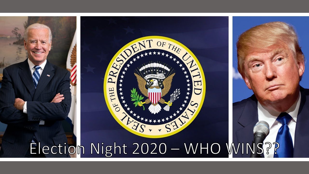2020 Election Night Prediction - Donald Trump vs Joe Biden