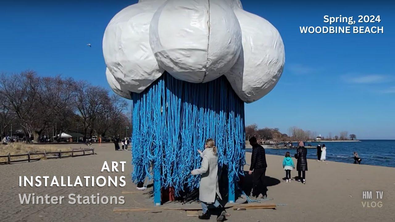 Toronto Beaches Art Exhibition 2024 Winter Stations - Woodbine Beach