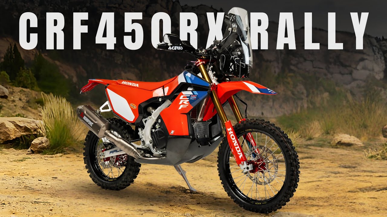 2025 Honda CRF450RX Rally Replica Unveiled!