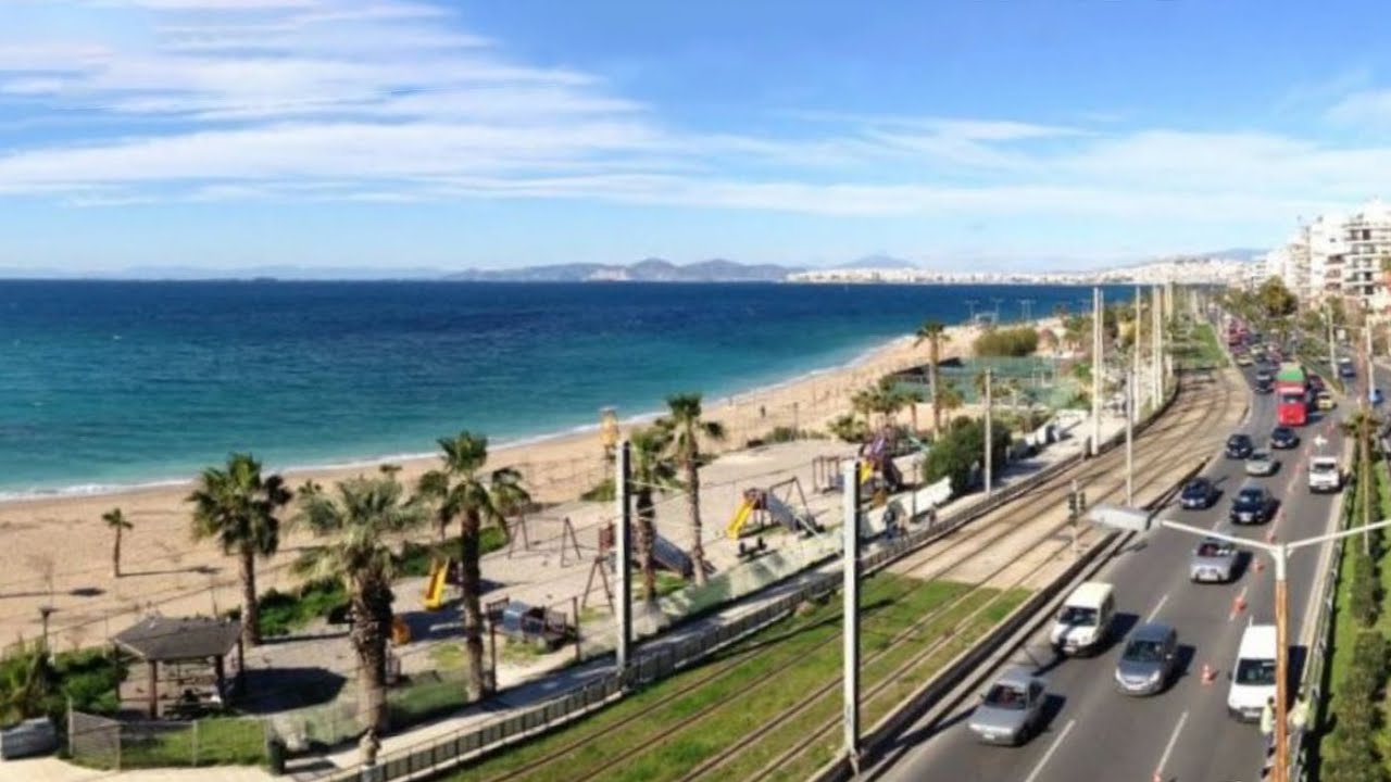 #91 Evening Flisvos coastal walk in Palaio Faliro, Athens, Greece