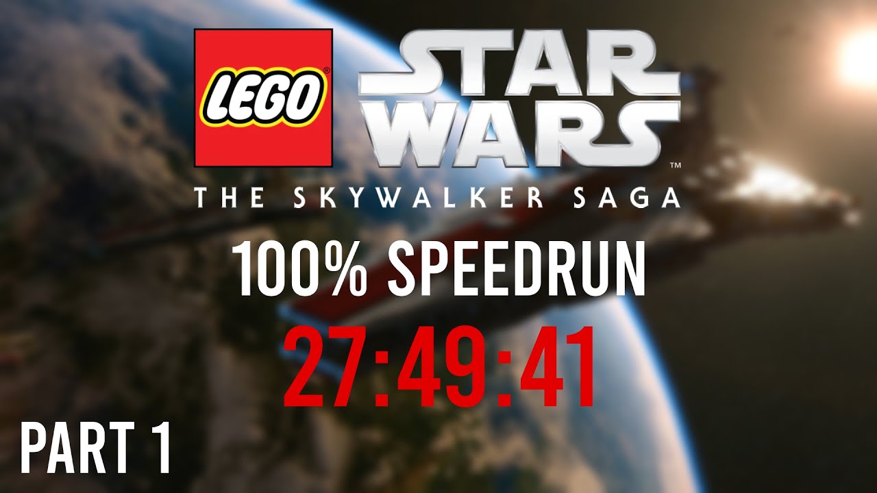 LEGO Star Wars: The Skywalker Saga 100% Speedrun in 
