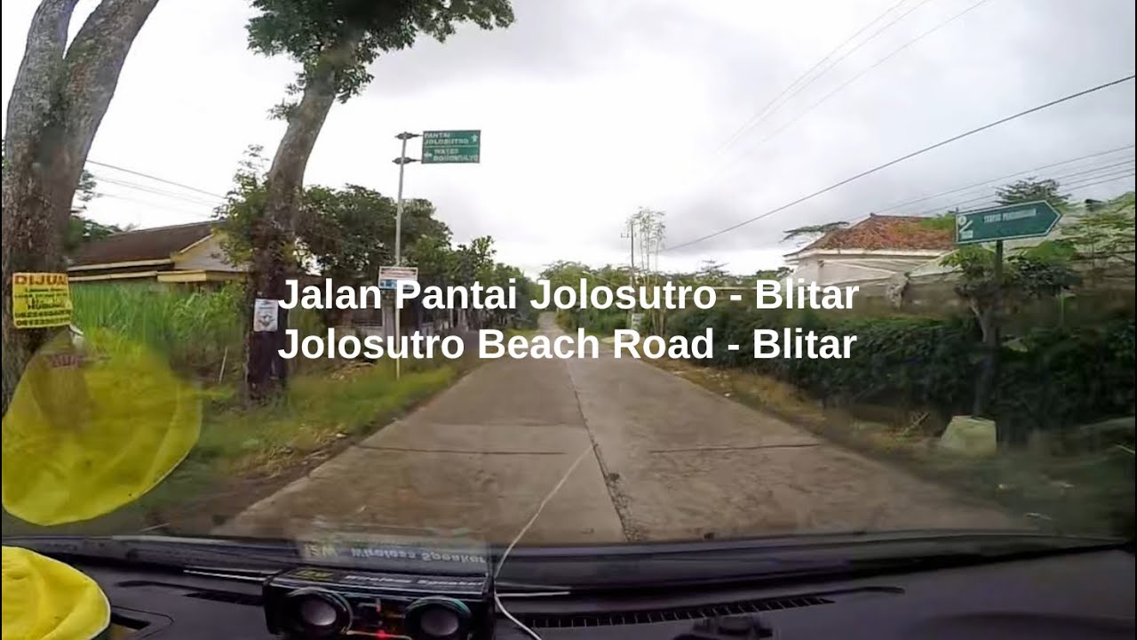 Jalan Arah Pantai Jolosutro - Blitar | Jolosutro Beach Road - Blitar