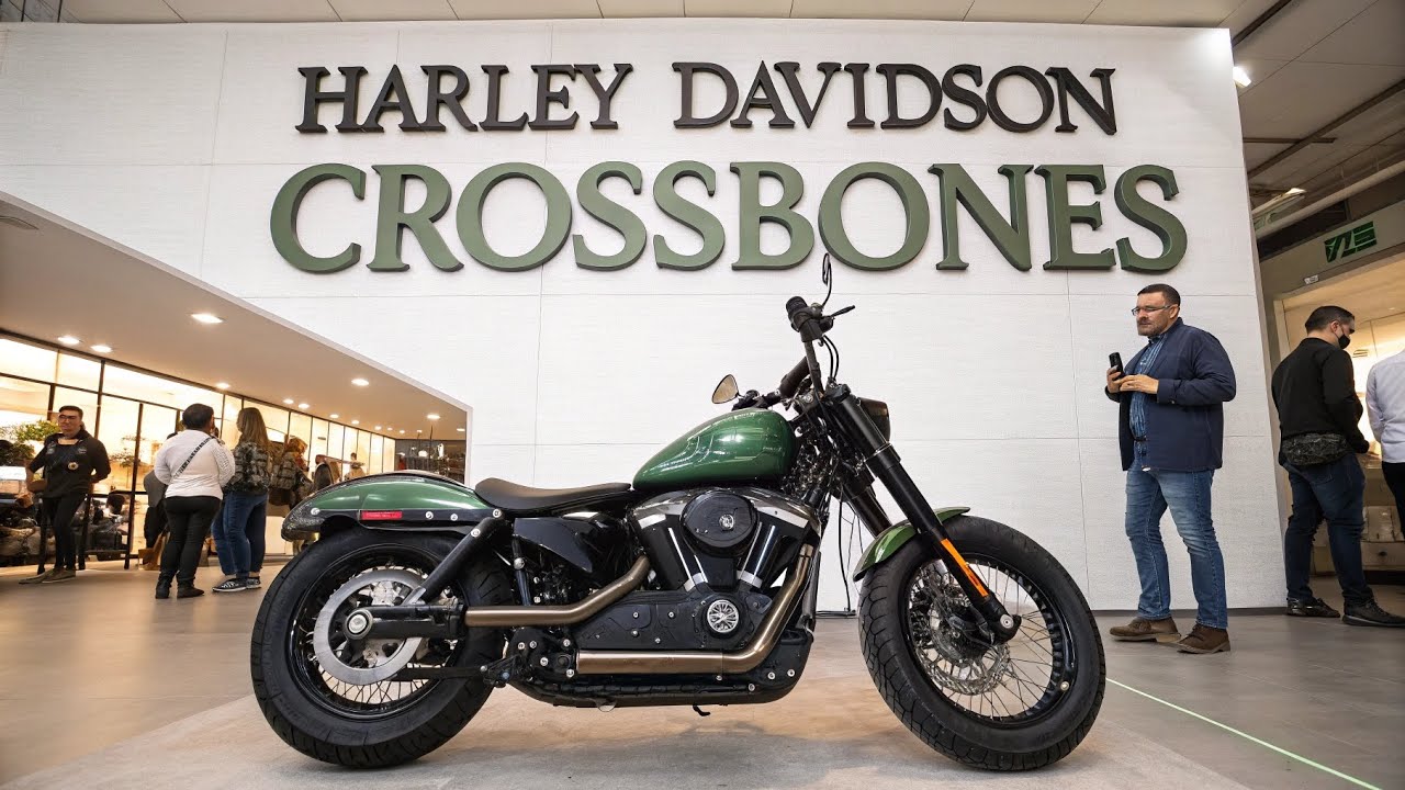 Совершенно новый Harley Davidson CROSSBONES 2026 года 😱 | Возвращение ретро-зверя – наконец-то в ...
