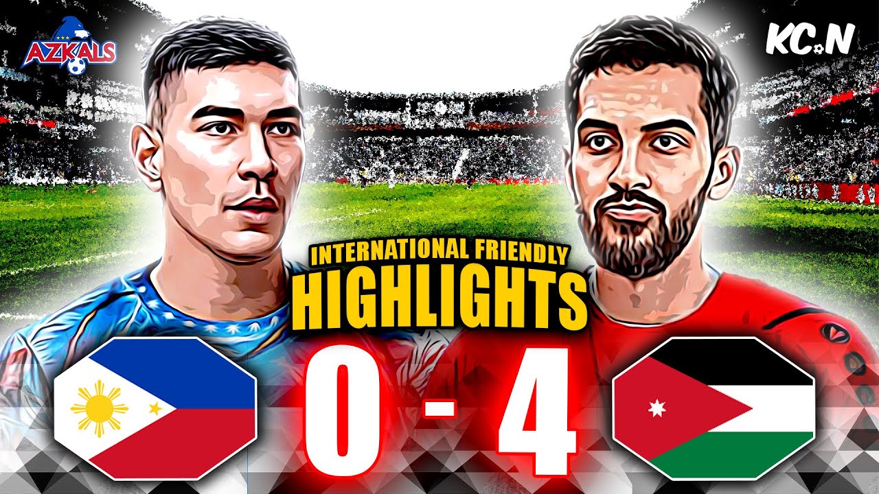 Philippines vs Jordan Highlights | Men's International Friendly