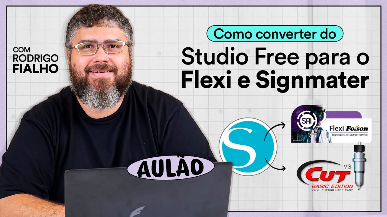 Aulão: Como converter do Studio free para o Flexi e Signmaster